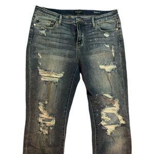Judy Blue distressed Boyfriend Jeans